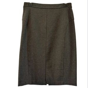 Michael Kors Charcoal Pencil Skirt Career Business Preppy Collegiate Size 6